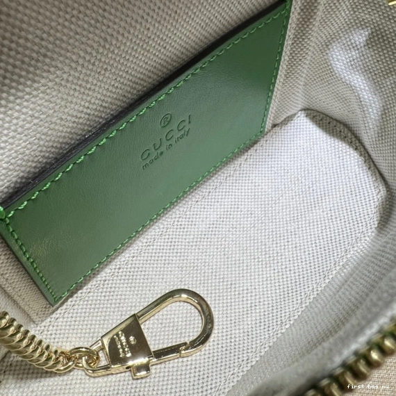 First bag ru GG bag Matelassé mini handle top GUCCI 0709